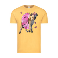 Vintage Mustard Baby Hyena With Tutu Vintage Tee - LillyAllenDesigns