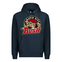 Navy Rapid City Rush Premium Hoodie - linhVisuals