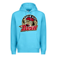 Ocean Blue Rapid City Rush Premium Hoodie - linhVisuals