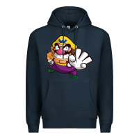 Navy super wario land Premium Hoodie - linhVisuals