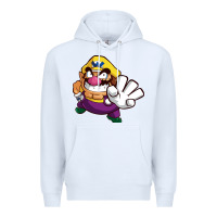 White super wario land Premium Hoodie - linhVisuals
