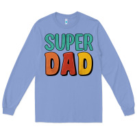 Colony Blue super dad Long Sleeve Tee - Artiststas