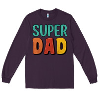 Plum super dad Long Sleeve Tee - Artiststas