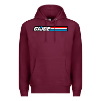 Burgundy gi joe Premium Hoodie - linhVisuals