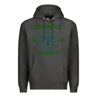 Charcoal Heather jacksonville university Premium Hoodie - linhVisuals