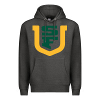 Charcoal Heather the usf dons Premium Hoodie - linhVisuals