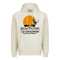 Oatmeal Heather jd canoe rental Premium Hoodie - linhVisuals