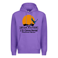 Purple jd canoe rental Premium Hoodie - linhVisuals