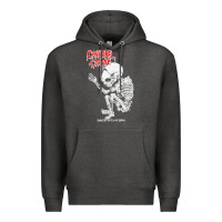 Charcoal Heather butchered at birth 2 classic Premium Hoodie - linhVisuals