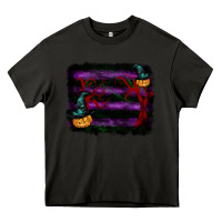 Asphalt halloween witch hat backround Heavy Core Tee - RanaPortraitStore