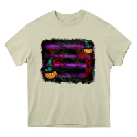 Mossy halloween witch hat backround Heavy Core Tee - RanaPortraitStore
