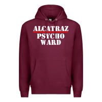 Burgundy alcatraz Premium Hoodie - linhVisuals