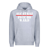 Heather Grey alcatraz Premium Hoodie - linhVisuals