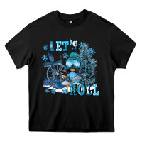Black let's roll Heavy Core Tee - FaDigitalArtStudio