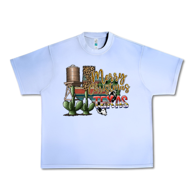 Merry Christmas Texas Urban Heavy Tee by SublimationCraftShop | Teevron