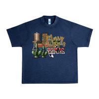 Navy merry christmas texas Urban Heavy Tee - SublimationCraftShop