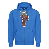 True Royal Cowhide Old Cactus Zipper Hoodie - RanaPortraitStore