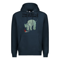 Navy the microphones the glow Premium Hoodie - linhVisuals