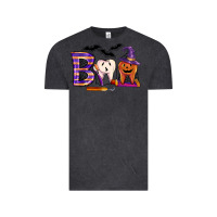 Vintage Black dental boo halloween Vintage Tee - LillyAllenDesigns