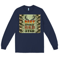 Navy best buckin' dad ever Long Sleeve Tee - Artiststas
