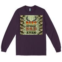 Plum best buckin' dad ever Long Sleeve Tee - Artiststas