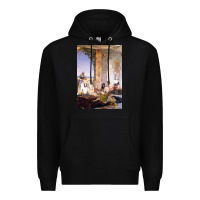 Black morocco, map, african, nying,algeria, agadir travel Premium Hoodie - linhVisuals