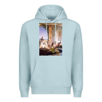 Blue Mist morocco, map, african, nying,algeria, agadir travel Premium Hoodie - linhVisuals