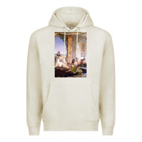 Oatmeal Heather morocco, map, african, nying,algeria, agadir travel Premium Hoodie - linhVisuals