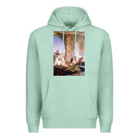 Seafoam morocco, map, african, nying,algeria, agadir travel Premium Hoodie - linhVisuals