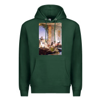 Sports Green morocco, map, african, nying,algeria, agadir travel Premium Hoodie - linhVisuals