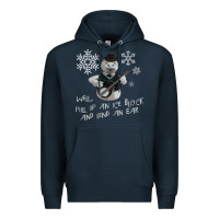 Navy sam the snowman from rankin bass rudolph the red nosed reindeer Premium Hoodie - linhVisuals