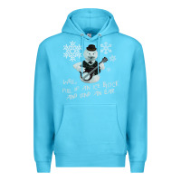 Ocean Blue sam the snowman from rankin bass rudolph the red nosed reindeer Premium Hoodie - linhVisuals