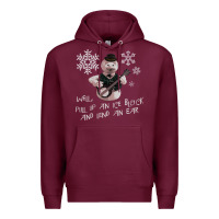 Burgundy sam the snowman from rankin bass rudolph the red nosed reindeer Premium Hoodie - linhVisuals