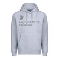 Heather Grey gwynedd mercy university Premium Hoodie - linhVisuals