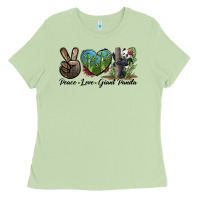 Matcha Peace Love Giant Panda Ladies Tee - LillyAllenDesigns