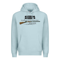 Blue Mist sharps rifle   old west Premium Hoodie - linhVisuals