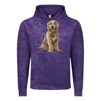 Cloud Purple goldendoodle Vintage Hoodie - BarkalooDesign