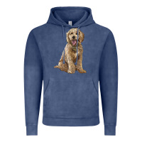 Vintage Denim goldendoodle Vintage Hoodie - BarkalooDesign