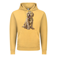 Vintage Mustard goldendoodle Vintage Hoodie - BarkalooDesign