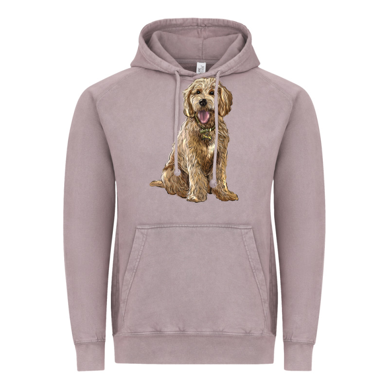 Goldendoodle Vintage Hoodie by BarkalooDesign | Teevron