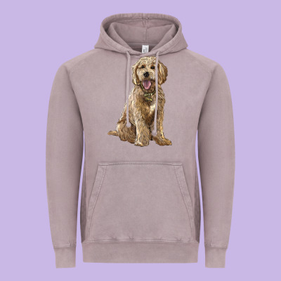 Goldendoodle Vintage Hoodie Designed By Barkaloodesign