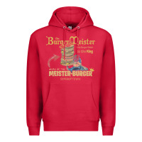 Cardinal the burgermeister home of the meister burger Premium Hoodie - linhVisuals