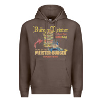 Coffee the burgermeister home of the meister burger Premium Hoodie - linhVisuals