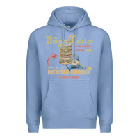 Colony Blue the burgermeister home of the meister burger Premium Hoodie - linhVisuals