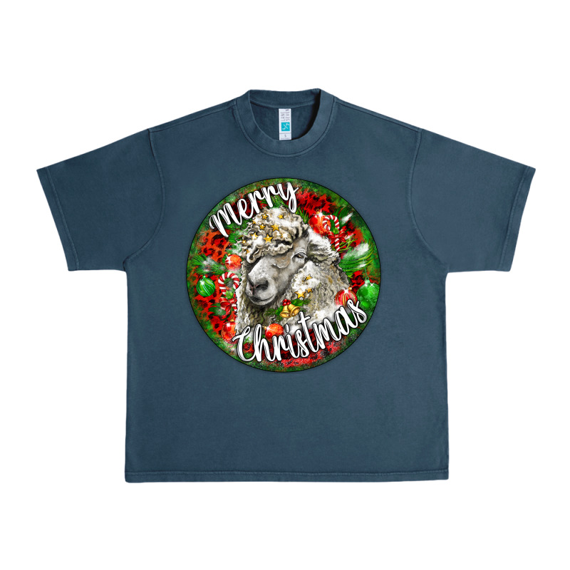 Christmas Lincoln Sheep Urban Heavy Tee by LillyAllenDesigns | Teevron