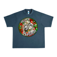 Midnight Navy christmas lincoln sheep Urban Heavy Tee - LillyAllenDesigns