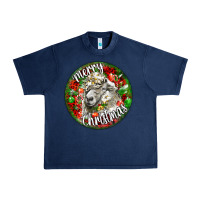 Navy christmas lincoln sheep Urban Heavy Tee - LillyAllenDesigns