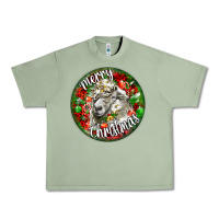 Oil Green christmas lincoln sheep Urban Heavy Tee - LillyAllenDesigns