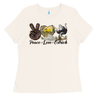 Bone peace love ostrich Ladies Tee - LillyAllenDesigns