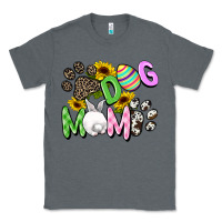 Charcoal Heather Dog mom Easter Mother's Day Classic Tee - FaDigitalArtStudio